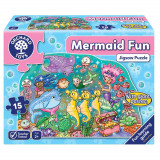 Cumpara ieftin Puzzle de podea Distractia Sirenelor MERMAID FUN PUZZLE, orchard toys