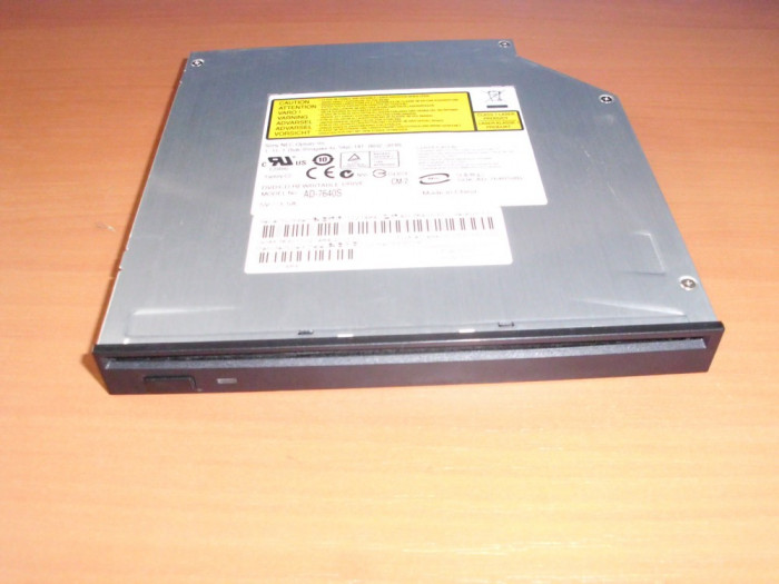 Unitate optica SONY NEC Optiarc Slot IN Load DVD-RW Model AD-7640S-FC SATA 12.7mm