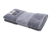 Cumpara ieftin Prosop baie bumbac gri 90 x 140 cm