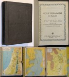 ✝ 1979 NOUL TESTAMENT cu PSALMII 800 pag +3 harti cu APROBAREA SFANTULUI SINOD si IUSTIN Patriarh Biserica Ortodoxa Romana BOR. CARTONATA. Stare uzata