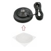 Pad Antizgarieturi Antena Statie CB Auto Magnetica AVEX, Transparent 15cm - Protectie Capota/Plafon