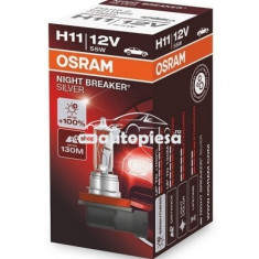 Bec Osram H11 Night Breaker Silver (+100% lumina) 12V 55W 64211NBS