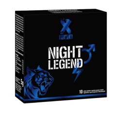 Capsule XPOWER Night Legend, pentru erecții puternice, creșterea libidoului, susținerea performanței sexuale, 10 buc