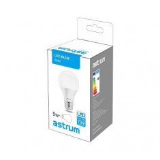 Bec LED Astrum A090 9W(60W) Soclu E27 Lumina Rece foto