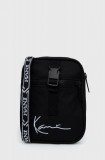 Cumpara ieftin Karl Kani borsetă culoarea negru KKMACCQ12002-black