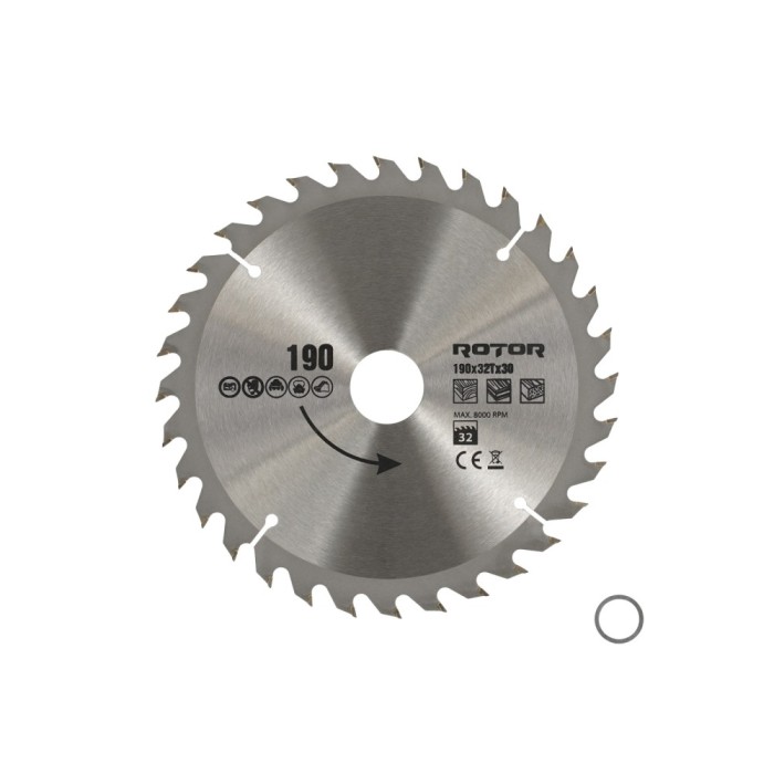 190X30 32T disc de taiat lemnul ROTOR Innovative ReliableTools