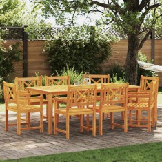 vidaXL Scaun pentru Grădină 8 pcs Maro 56 x 56 x 90 cm