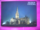 HOPCT 17474 NOCTURNA CATEDRALA SALISBURY --ANGLIA -UK --EUROPA -NECIRCULATA