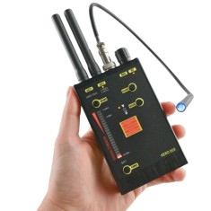 Detector profesional de microfoane GSM 3G/4G LTE, Bluetooth si WiFi iUni RF009, detector unde magnetice si electromagnetice