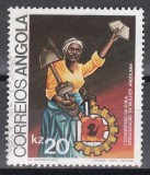 Angola 1983 - Prima aniversare a Congresului Organizației Femeilor din Angol, Ștampilat