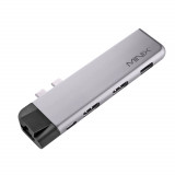 Cumpara ieftin Resigilat : Adaptor multiport MINIX NEO C-DHGR, 2 x HDMI 4K@60Hz, USB-C PD 3.0 max