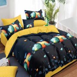Cumpara ieftin Lenjerie pat dublu,bumbac finet,6 piese,cearceaf normal 220x240cm, cearceaf pilota 200x220cm, 2 fete de perna 50x70, 2 fete de perna 70x70-M152, Ralex Pucioasa