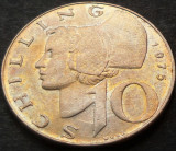 Moneda 10 SCHILLING - AUSTRIA, anul 1975 *cod 1379 = patina