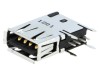 Soclu USB A PCB THT 90&deg;, TE Connectivity