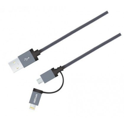 Cablu de date Apple iPhone 5 (MicroUSB) CB-U2CAL-12 Astrum Gri