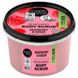 Scrub de corp cu zahar si zmeura Raspberry Cream, 250ml, Organic Shop