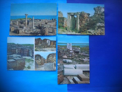 HOPCT LOT NR 796 CETATEA HISTRIA -CT-4 CARTI POSTALE-RSR-CIRCULAT9 foto