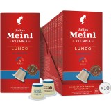 Set 10 x Capsule cafea Julius Meinl Lungo Classico, compatibile Nespresso, 100% biodegradabile, 100 capsule, 560g