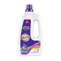 Detergent Gel Concentrat pentru Rufe Colorate Sano Maxima Mix and Wash, 1 L, Parfum Floral, Detergent Concentrat Rufe, Detergent Rufe Colorate, Deterg