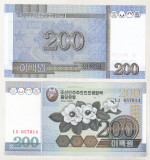 Bnk bn Coreea de Nord 200 won 2005 unc