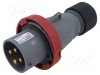Conector alimentare AC trifazat AMPHENOL IP&amp;S 32A 440V mufă tată IP67