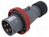 Conector alimentare AC trifazat AMPHENOL IP&amp;S 32A 440V mufă tată IP67