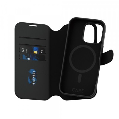 Husa MagSafe pentru Apple iPhone 16 Pro, PanzerGlass, Care Feature Tango Two-in-One, Neagra foto