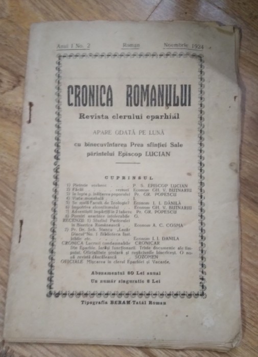 Cronică Romanului