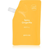 HAAN Hand Care Spicy GingerAle spray de curățare pentru m&acirc;ini antibacterial Refil 100 ml