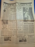 Ziarul curierul national 2 octombrie 1992 - concertul lui michael jackson in romania