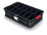 Container KISTENBERG cu partiții neagră 520x327x125mm 20kg