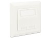 Delock Keystone 86202, Dosa Conector 2 Porturi, Adaptor Compatibil