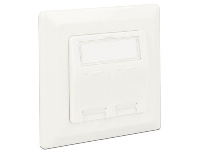 KEYSTONE ANSCHLUSSDOSE 2 PORT 86202 DELOCK foto