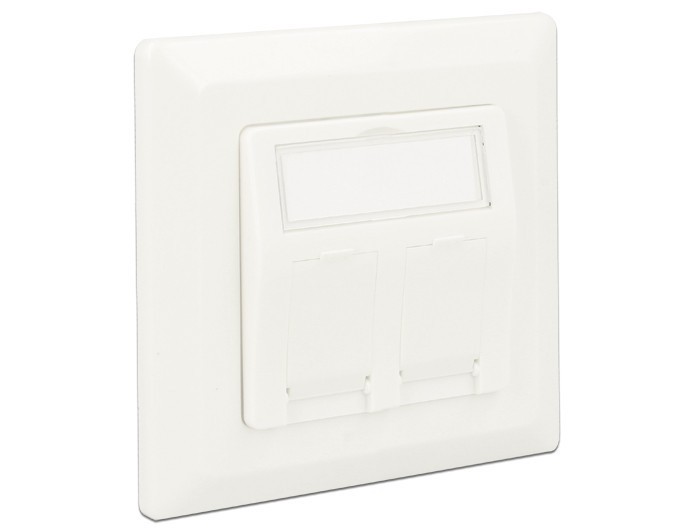 KEYSTONE ANSCHLUSSDOSE 2 PORT 86202 DELOCK