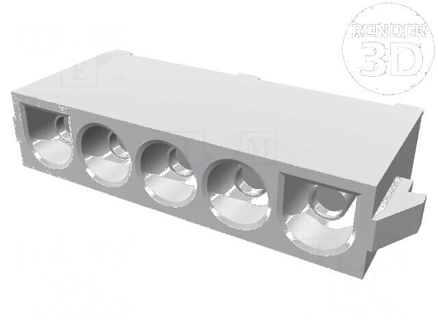 Conector cablu-placă soclu mamă Universal MATE-N-LOK 6,35mm