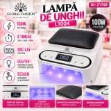 Lampa de unghii LED/UV Global Fashion L1004, 100W, black