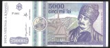 ROMANIA 5000 / 5.000 LEI 1992 - MARTIE [01] P- 103a , Serie F.003 / 927169 . XF