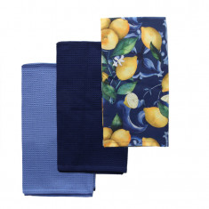 Set 3 prosoape pentru bucatarie Citrus, Andrea Fontebasso, 50x70 cm, bumbac, multicolor