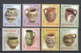 ROMANIA 2007 LP 1776 LP 1788 CERAMICA ROMANEASCA OALE SI CANI I OALE SI CANI II SERII MNH