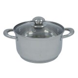 Cratita inox Bohman, 24 cm, 6 l, capac inclus, Bohmann