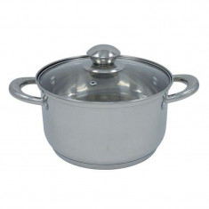 Cratita inox Bohman, 18 cm, 6 l, capac inclus foto