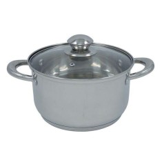 Cratita inox Bohman, 24 cm, 6 l, capac inclus