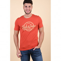 Tricou Jack&amp;amp;Jones Brad Crew Neck Chili foto