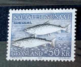 Cumpara ieftin GROENLANDA 1983 fauna marina polara, pești,serie 1v nestampilata, Nestampilat