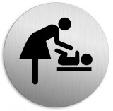 Semn din aluminiu pentru loc pentru copii