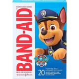 Plasturi pentru Copii, BAND-AID, Paw Patrol, Diverse Personaje, Sigileaza si Protejeaza Ranile de Bacterii, 2 Dimensiuni, 20 buc