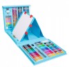 Set de desen si pictura pentru copii WePro Store, 208 elemente, Albastru
