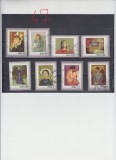 A12 S3 3 - Timbre foarte vechi - Polonia - arta - picturi, Stampilat