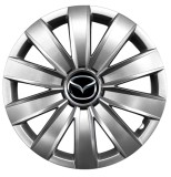 Capace roti Mazda R16, set 4 buc, Cod 421, Plastic ABS, Protectie jante, Montare usoara, Aspect modern, Compatibil Mazda