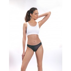 GS1130-123 Chilot snur kinky cu decupaje si lant metalic la spate